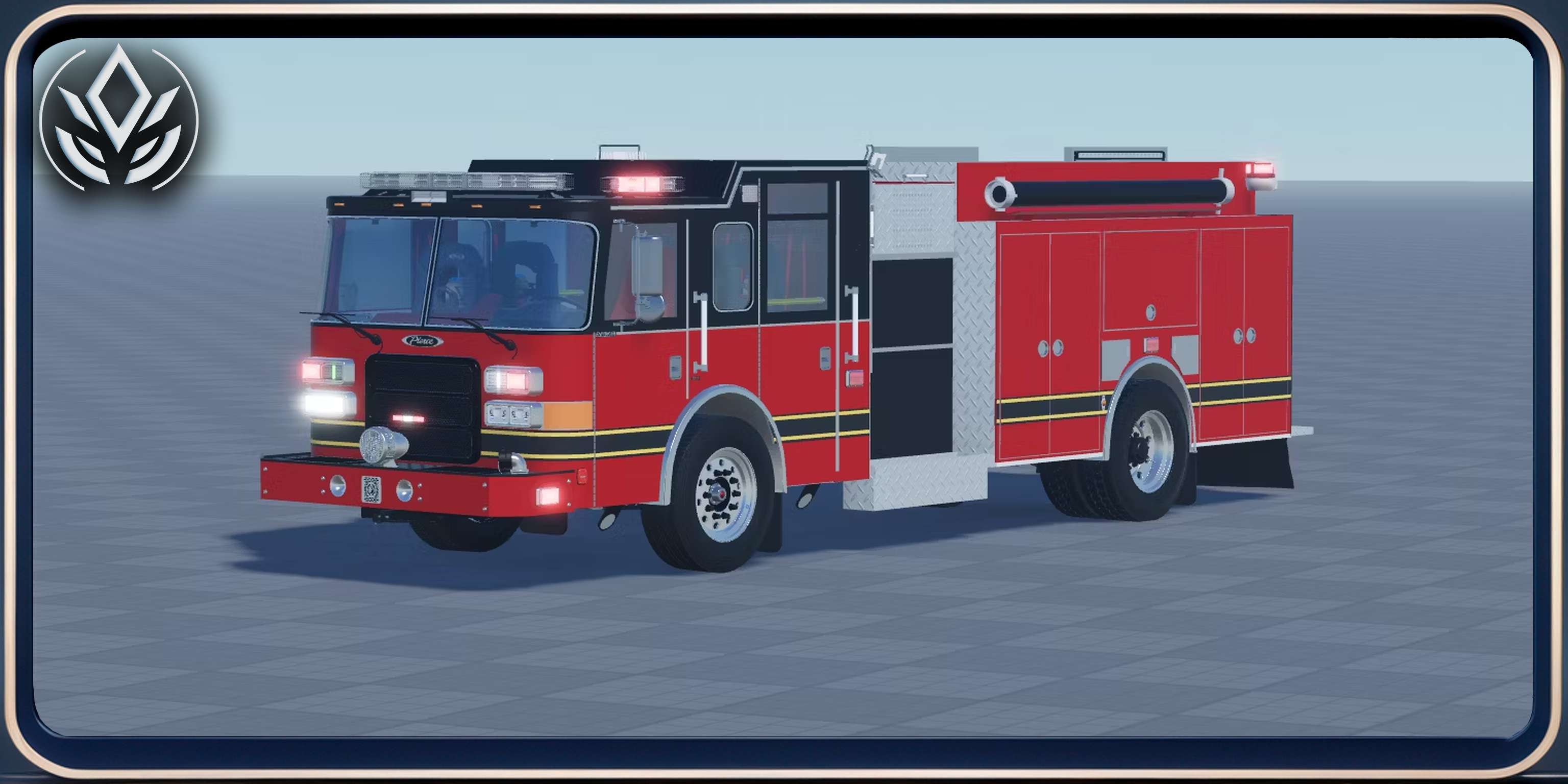 2007 Pierce Enforcer - Roblox Fire Engine